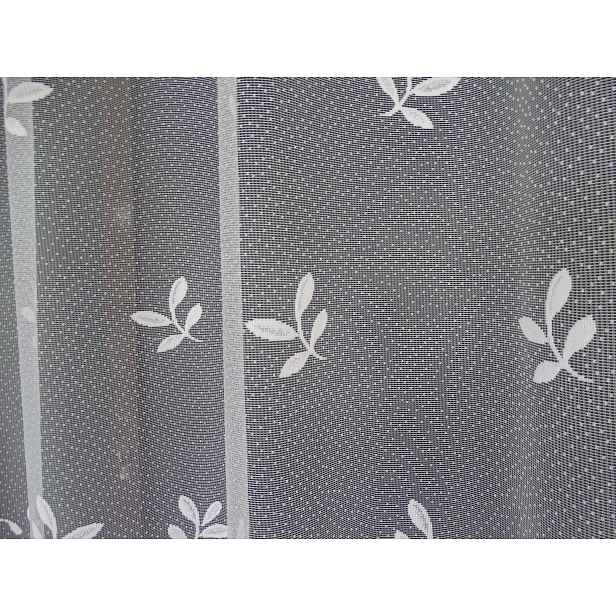 Mg Záclona 90/100 Bílá 250x250 cm Hotová S Páskou M