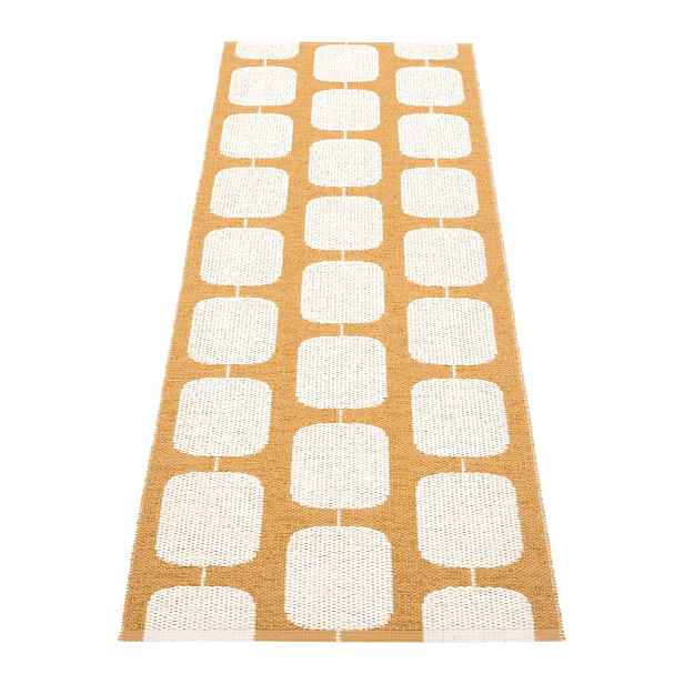 Okrově žluto-krémový vnitřní a venkovní běhoun 70x200 cm Sten Ochre – Pappelina