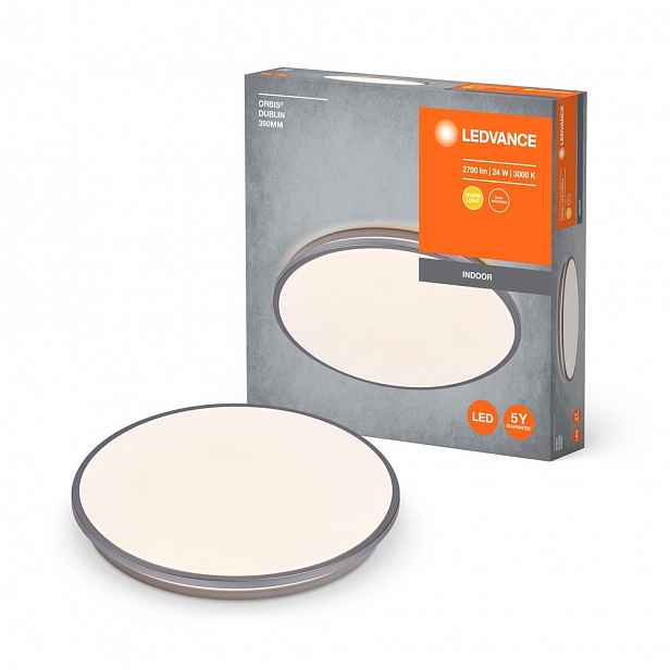 Stropní Svítidlo Led Stropní Svítidlo na omítku 24W 1600lm Teplá Orbis Ledvance