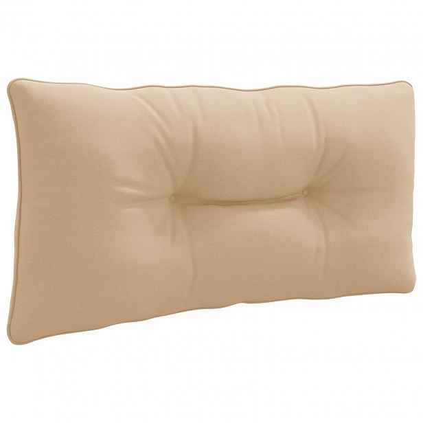 vidaXL Zádový polstr PUTTEN 100% polyester Písková 70 x 40 x 10 cm