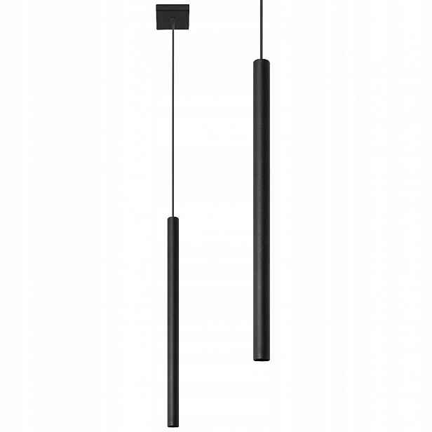 Závěsné Led svítidlo Stropní převis Nastavitelný Moderní Lustr G9 Černá