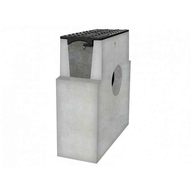 Gutta Betonová vpusť B125 s litinovou mříží, 500 x 200 x 500 mm