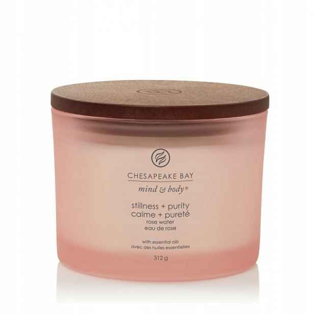 Svíčka s 3 knoty Rose Water Chesapeake Bay Candl