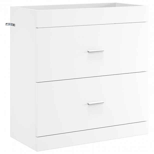 vidaXL Koupelnová skříňka pod umyvadlo Bílá 78,5 x 37,5 x 81 cm