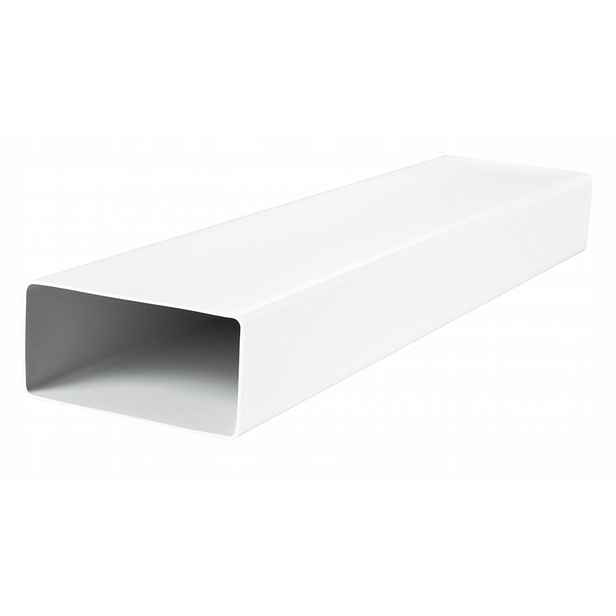 Plochý Ventilační Kanál Przybysz 110 x 55 mm, délka 100 cm, 1 m Pvc