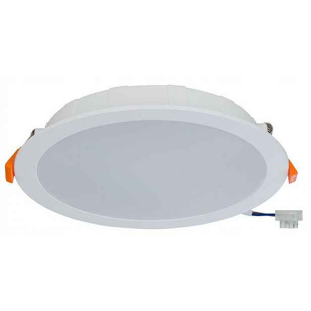 Podomítkové svítidlo CL Bílé 24W Led 3000K IP44/20 22,5cm Stropní očko Dům
