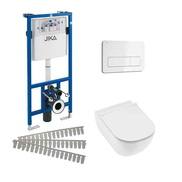 Set 5v1 pro závěsné WC Jika H8697120000001 WC Mio-N Rimless