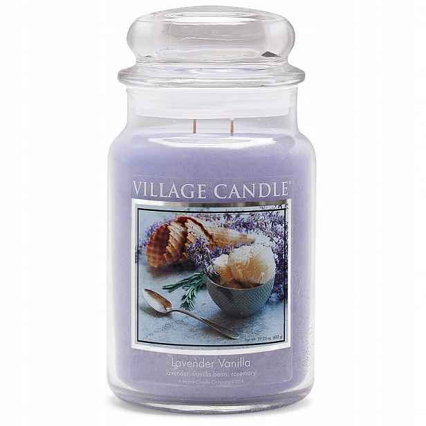 Velká svíčka Lavender Vanilla Village Candle