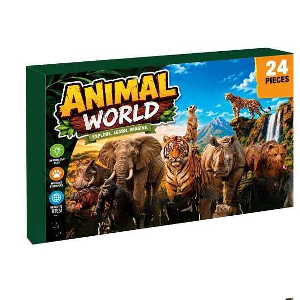 Adventní Kalendář 2026 Zvířata 24 Figurek Pro Děti Dárek