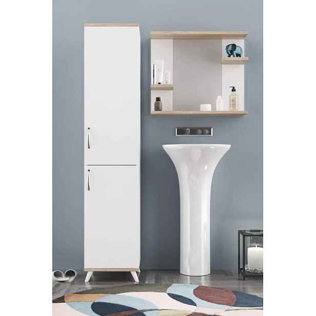 Casarredo RESKO koupelnová sestava, bílá/dub Sonoma