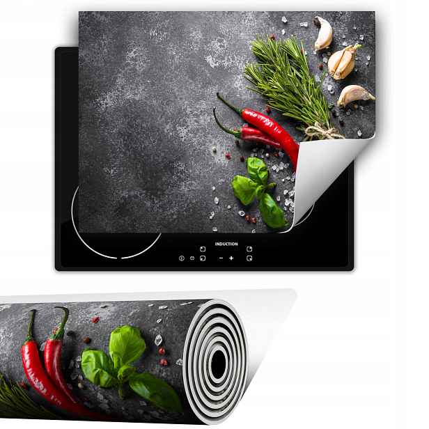 Svinovací Podložka Na Indukci Deska 80x52 cm Chilli koření