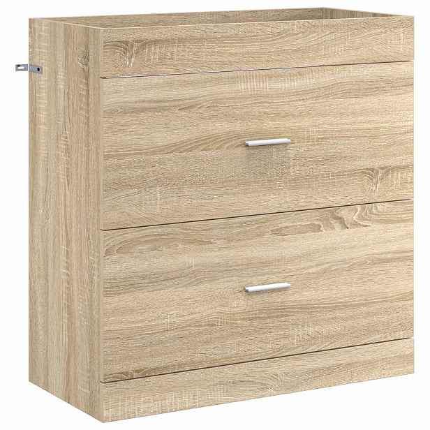 vidaXL Koupelnová skříňka pod umyvadlo Dub sonoma 78,5 x 37,5 x 81 cm