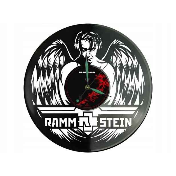 Rammstein Dárek Originální dekorace do domu Hodiny z vinylové desky