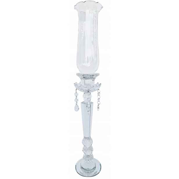 Skleněný svícen 50 cm 6733-S