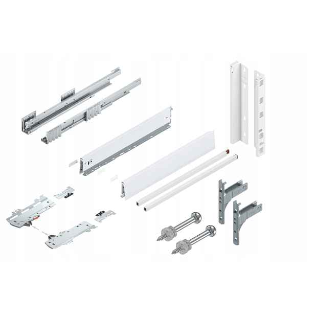 Blum Šuplík Merivobox 600 Vysoká E Tip-On Bílá 40 kg