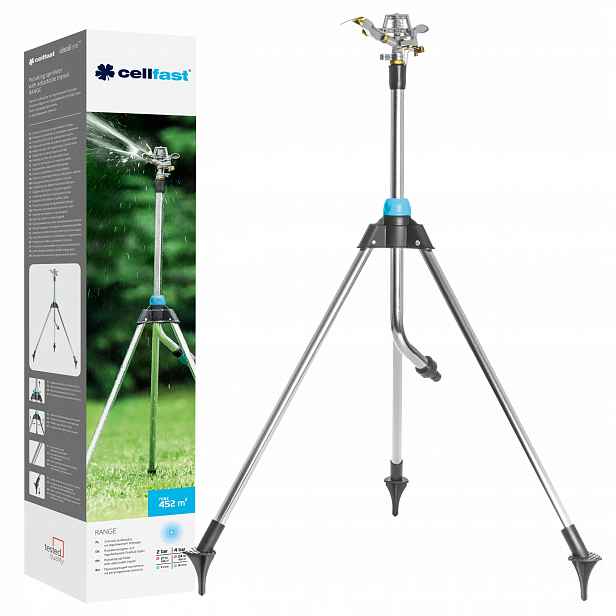 Regulovatelný pulzní zavlažovač 62-92 cm Sektor 20-360° Do 452 m²
