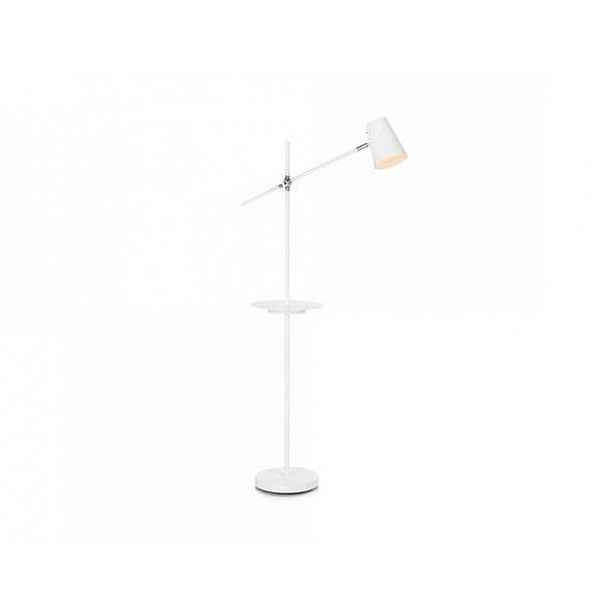 Bílá volně stojící lampa s odkládacím prostorem Markslöjd Linear
