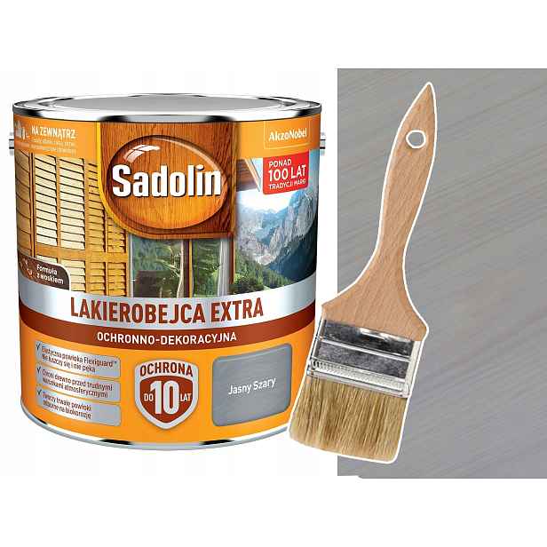 Sadolin Lakovna na dřevo Extra Světle šedá 2,5L