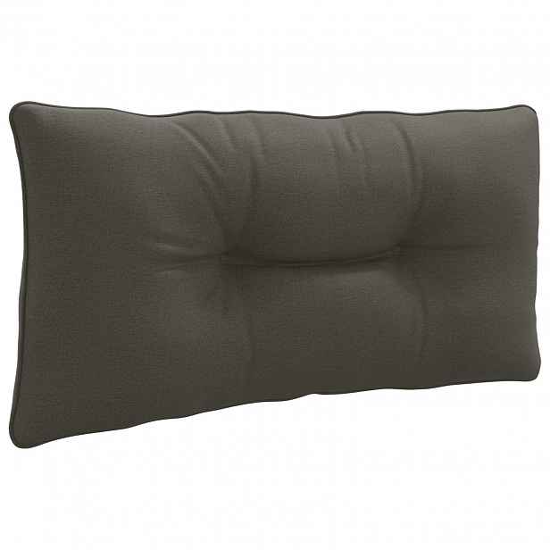 vidaXL Zádový polstr PUTTEN 100% polyester Antracitová 80 x 40 x 10 cm