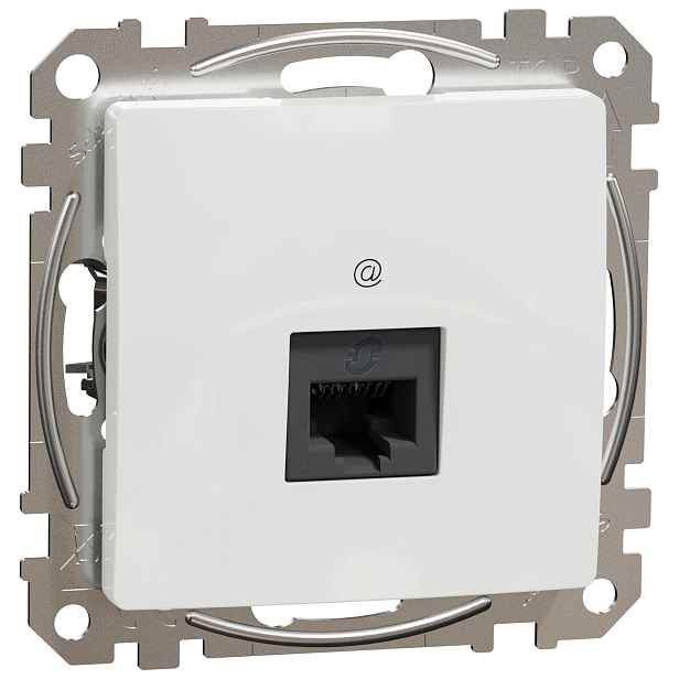 Zásuvka datová Schneider Sedna Design CAT6 1× RJ45 UTP nestíněná bílá