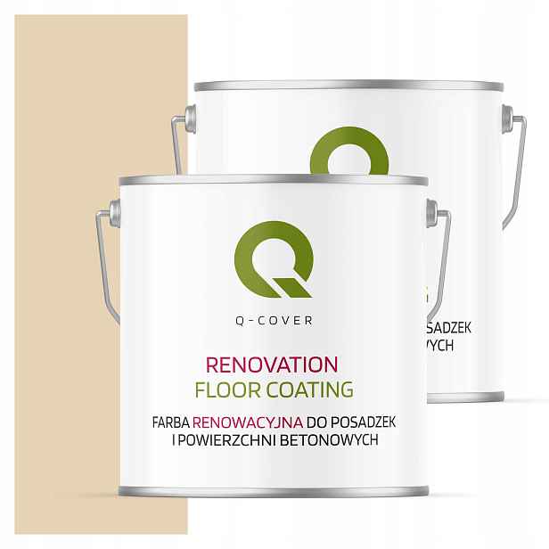Barva Renovační betonová ochrana na podlahy Krémově béžová 1015, polomatná, 5 l