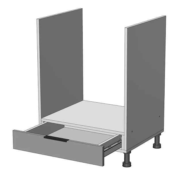 Casarredo Skříňka na vestavěnou troubu KROFT grafit