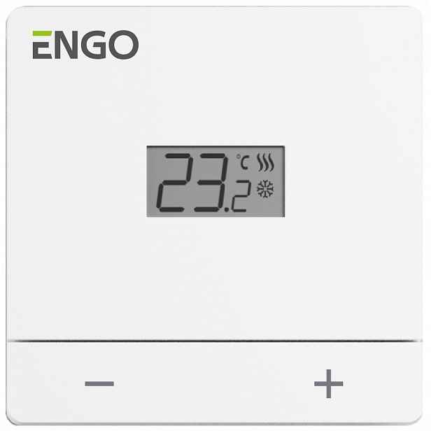 Engo Kabelový Regulátor Teploty, Napájení Ze Sítě 230 V, Bílý