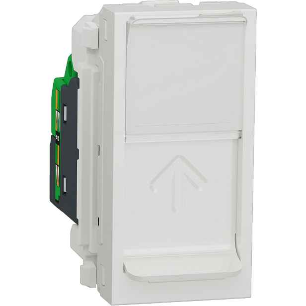 Zásuvka datová Schneider Unica Nová CAT5e 1× RJ45 1 modul bílá