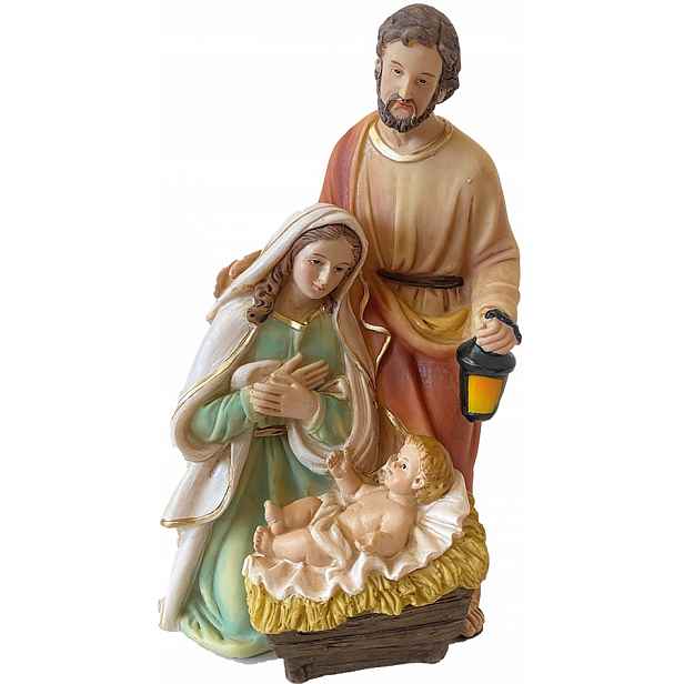 Figurka Svatá Vánoční Rodina *ručně Malovaná* 19 CM Vysoká