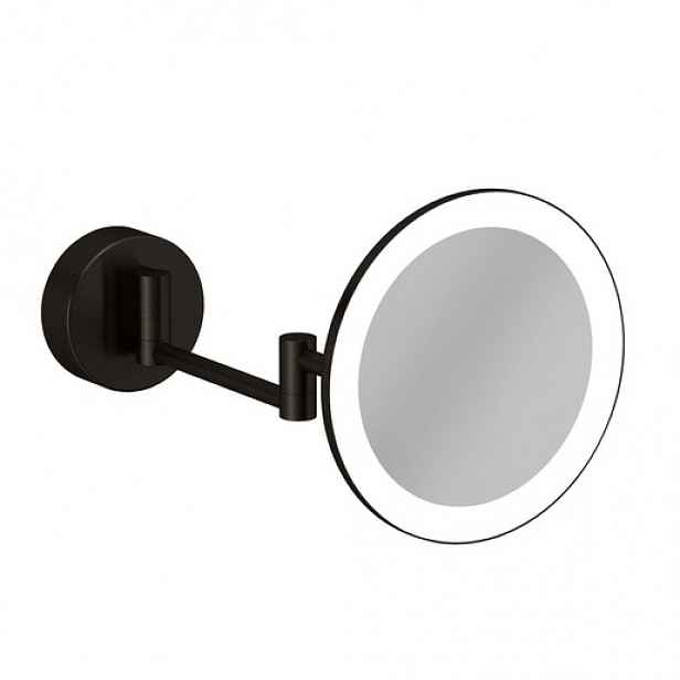 Kludi Vela R kosmetické zrcátko kartáčovaný gunmetal 58995N2W