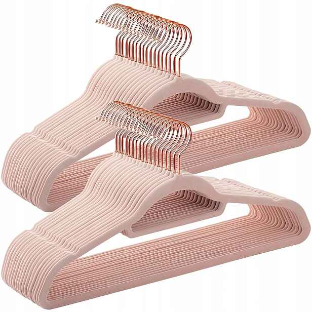 Ramínka na šaty růžová 45 cm 50 ks