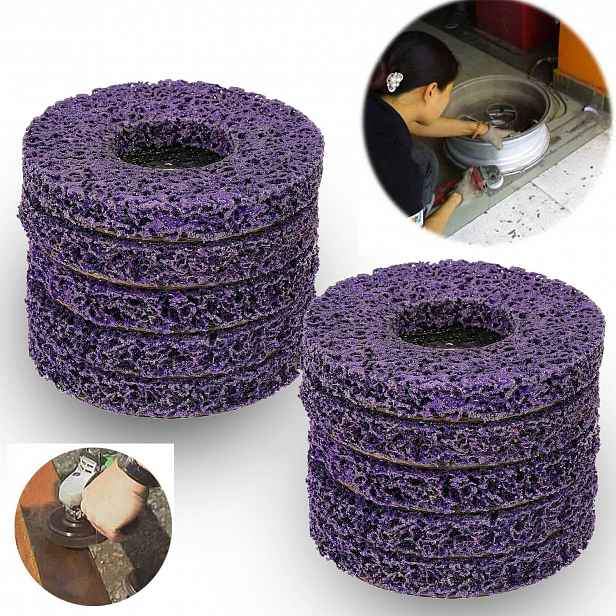 125 mm Diamantový Brusný Kotouč Leštící Kotouč Fialový 10st