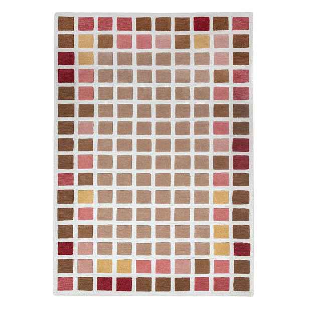 Růžový ručně tkaný vlněný koberec 160x230 cm Renga Wool – Flair Rugs