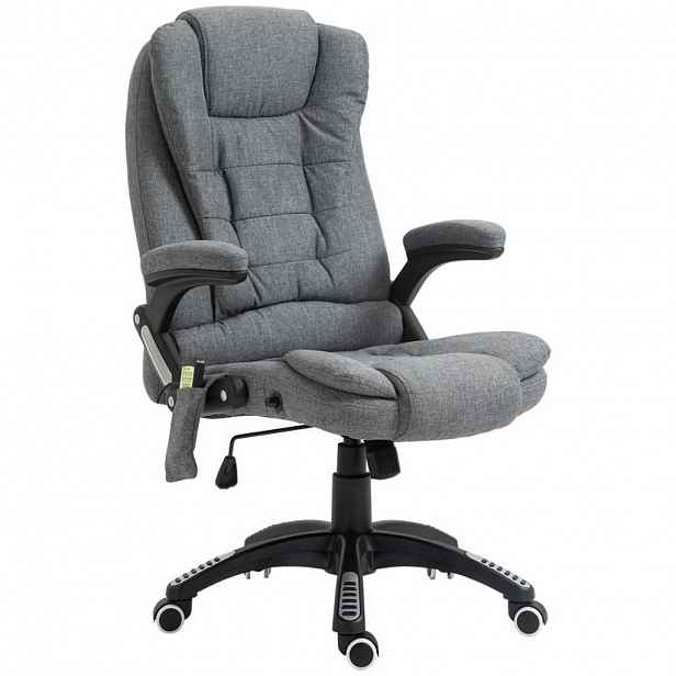 SHOPENTRA OTOČNÉ křesla, ergonomická masážní křesla, šedá