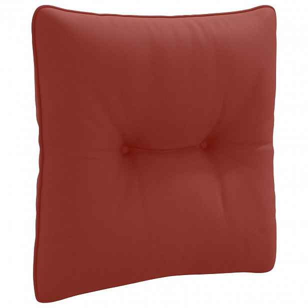 vidaXL Zádový polstr PUTTEN 100% polyester Červená 40 x 40 x 10 cm