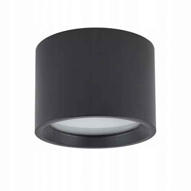 Bol Black Černé Stropní Svítidlo Tuba Nt 1X GX53/ 12W IP54 Hliník