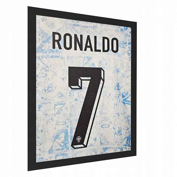 Cristiano Ronaldo obraz tričko na plátně Portugalsko plakát 40x30 cm