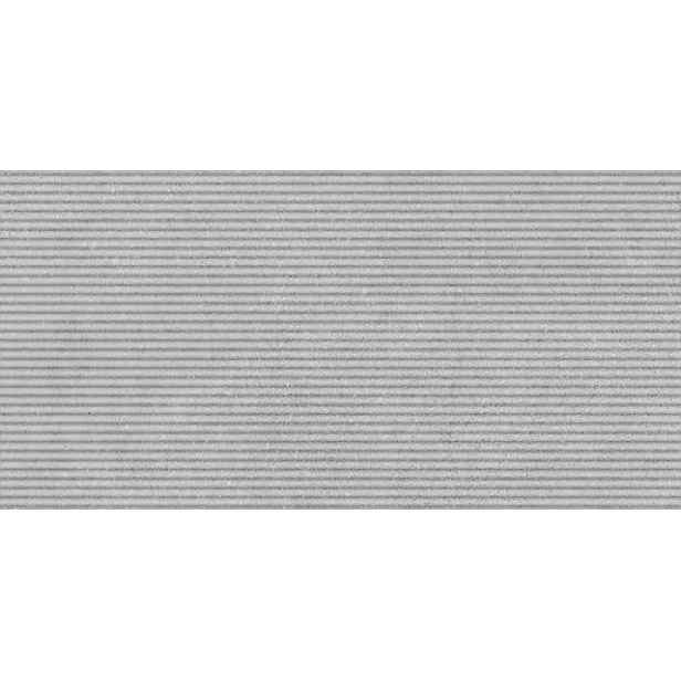 Dekor RAKO Form Plus tmavě šedá 20x40 cm mat WARMB697.1