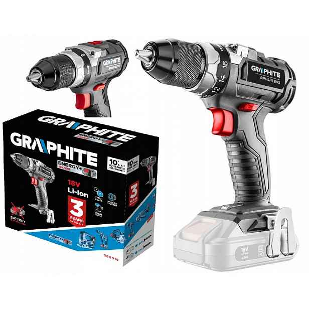 Graphite Energy+ Aku Vrtačka 18V 58G019