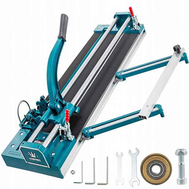 Ruční řezačka dlaždic 1200 mm s laserovým vedením, robustní rám z legované oceli