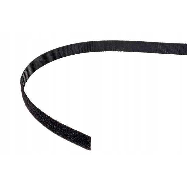 Velcro Stahovací páska 10mm, suchý zip, 25m, černá