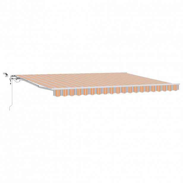 vidaXL Stahovací markýza Vícebarevný 450 × 300 cm Polyester