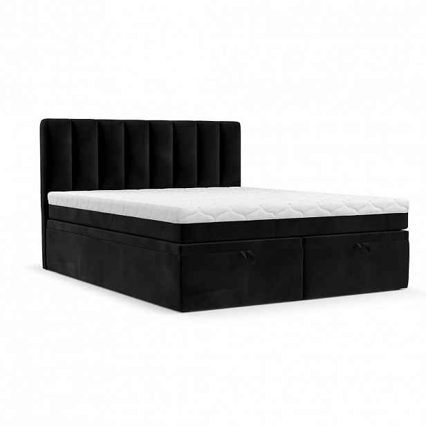 AltaBeds POSTEL BOXSPRING LUME 140/200 Černá