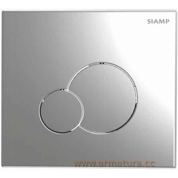 Cersanit Tlačítko splachovače Wc Chrom Target Aqua Base Circle K97-494 Siamp