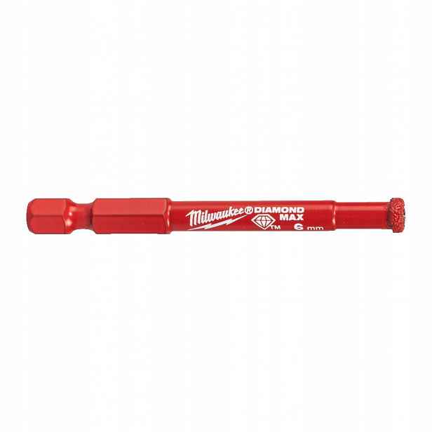 Vrták do glazury skla 6 mm 1/4 palce Hex Milwaukee 4932498342