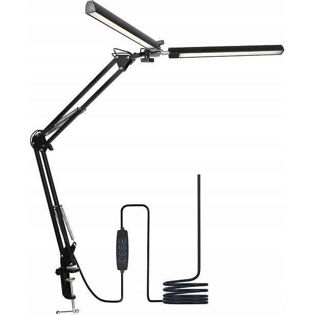 Led Stolní Lampa Kreslicí, Dvojitá, Výkonná Nabíječka 24W