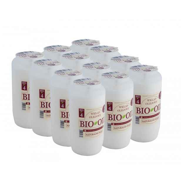 20x Náplně Do Lampiónů 13 CM Plamínek BIO-OIL4 – Silný Plamen, 5 Dnů Hoření
