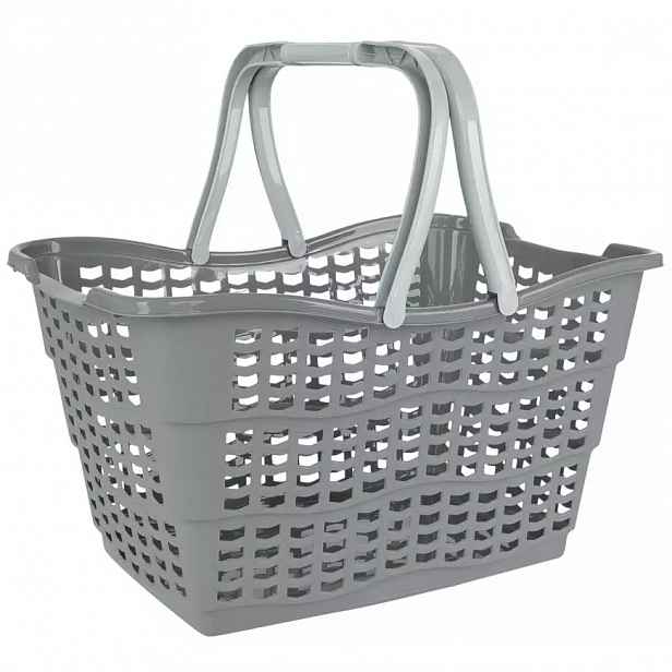 Nákupní košík 15l nordic grey 40x29x22,5 15l