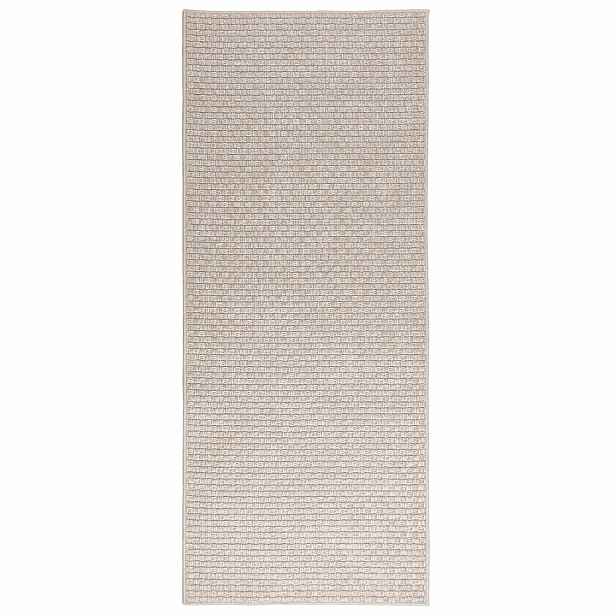 vidaXL Kusové koberce Obdélníkový FARO Krémová 200 x 80 cm Polyester