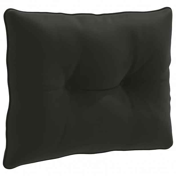 vidaXL Zádový polstr PUTTEN 100% polyester Černá 60 x 40 x 10 cm
